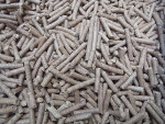 Pellets vanafval eiken parket te Kortrijk